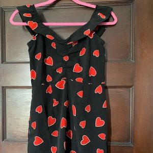 Revolve superdown heart mini dress size small